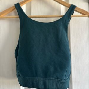 ALO Yoga Teal Crop Top